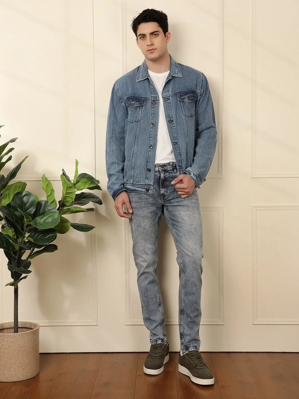 Urban Skinny Fit Denim Jeans in Blue