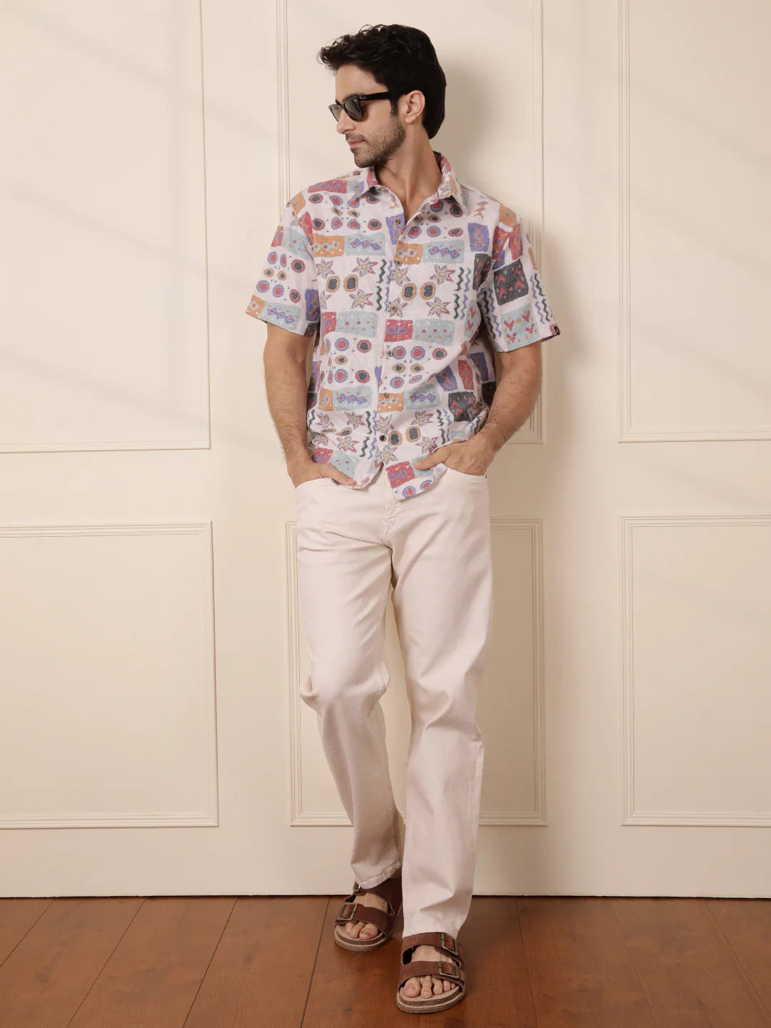 Casual Anti Fit Jeans | Beige