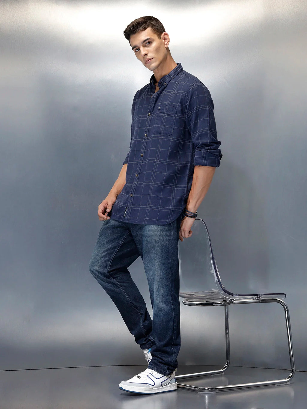 Relaxed Fit Casual Jeans | Blue