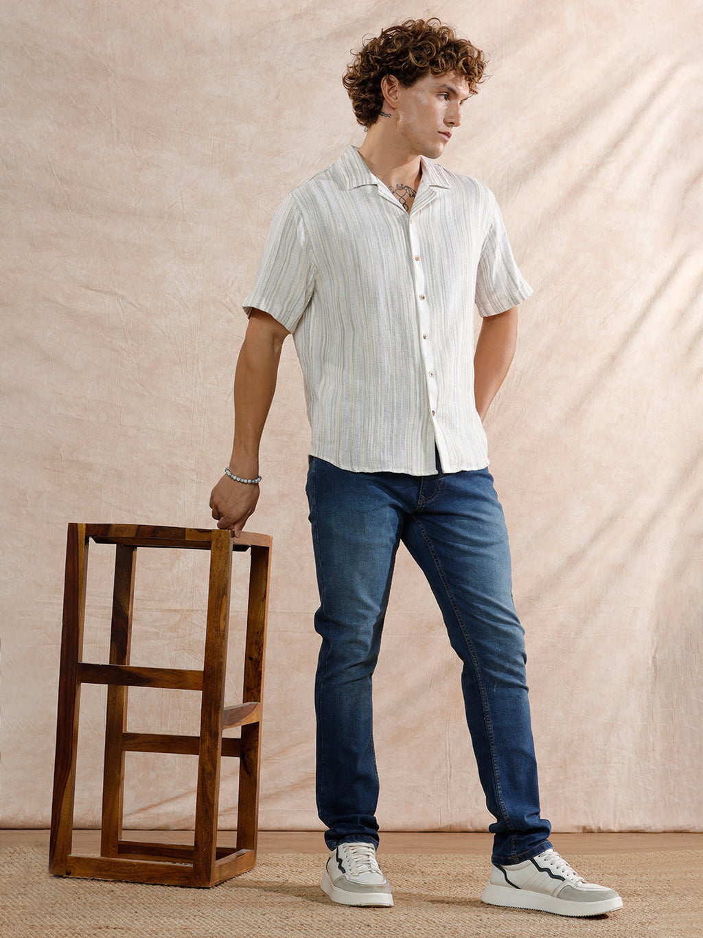 Casual Heavy Fade Slim Fit Jeans | Blue