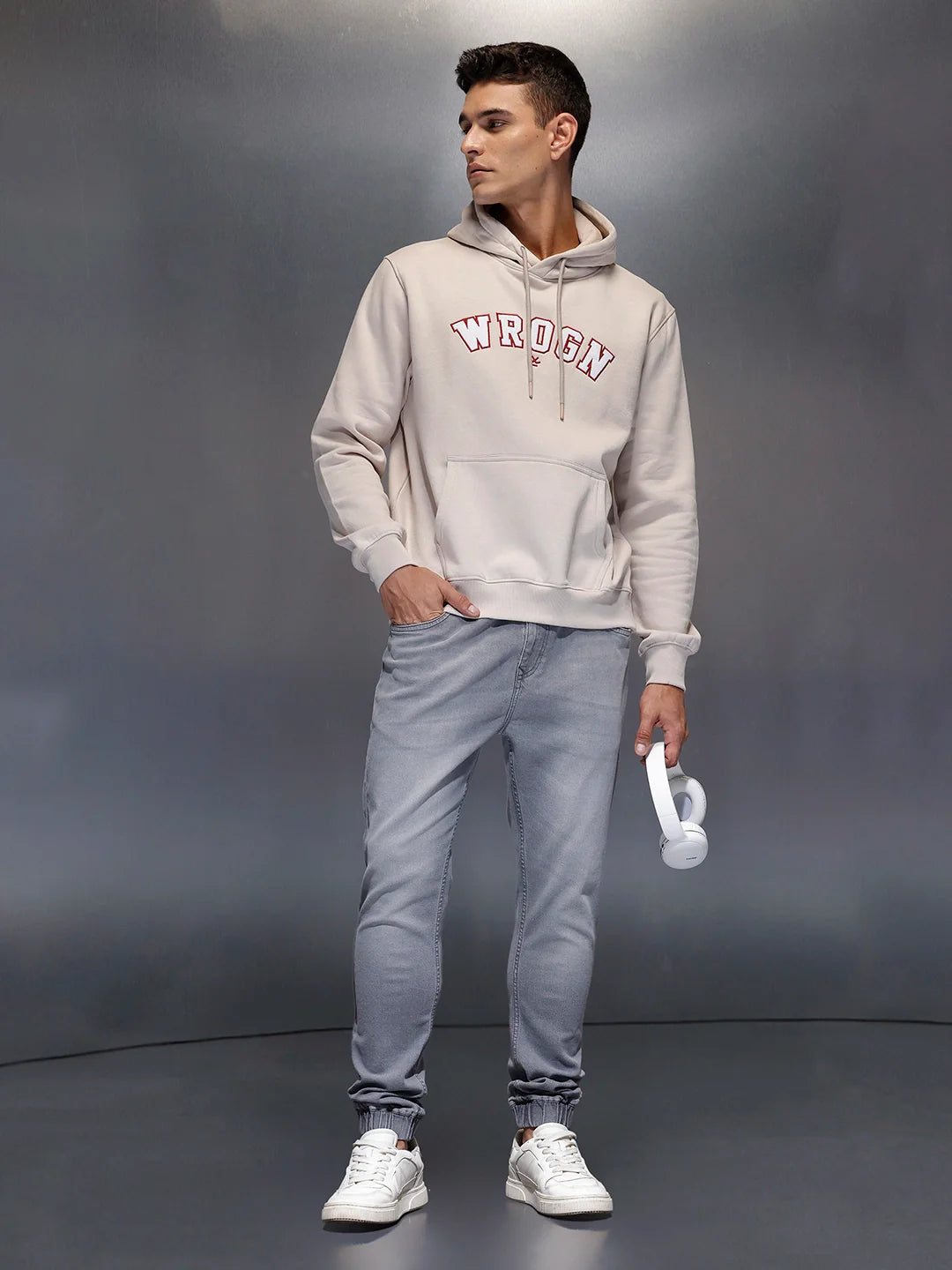 Men's casual jogger fit jeans | Grey