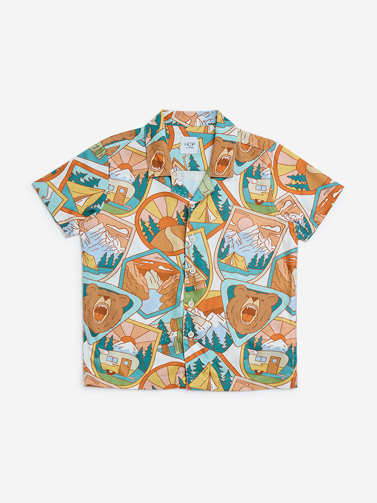 HOP Kids Multicolour Printed Shirt