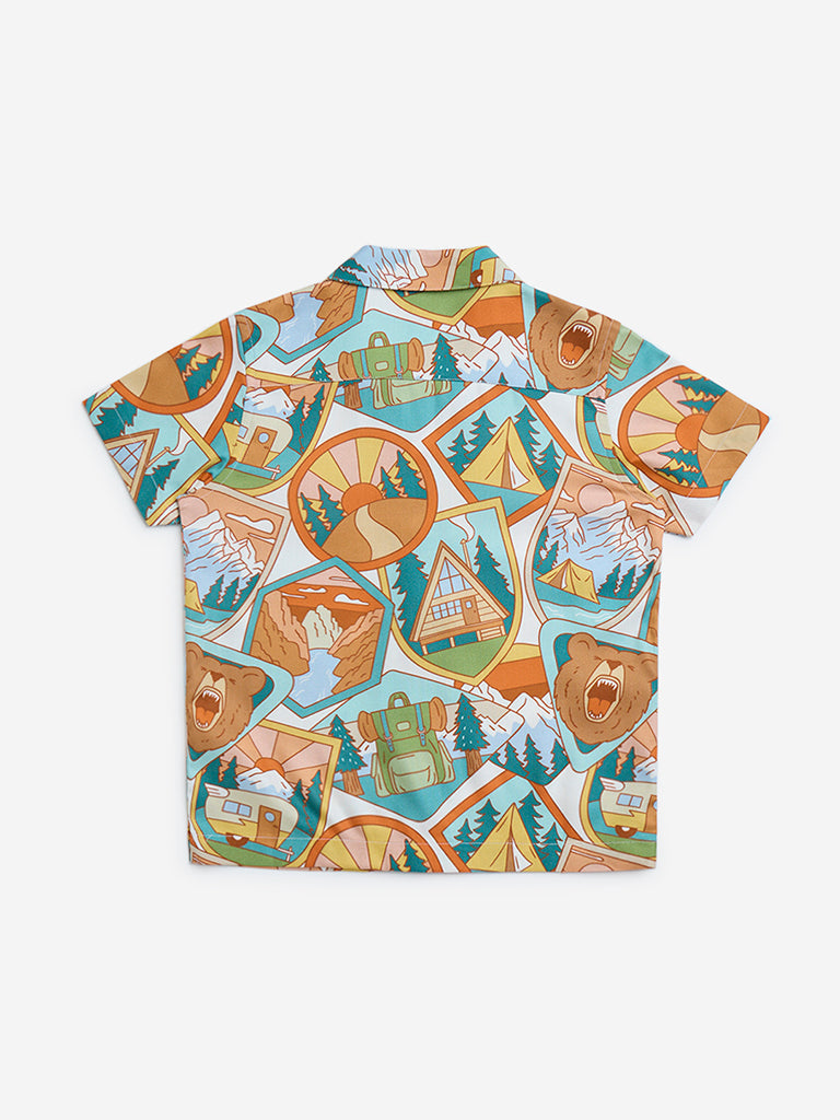 HOP Kids Multicolour Printed Shirt