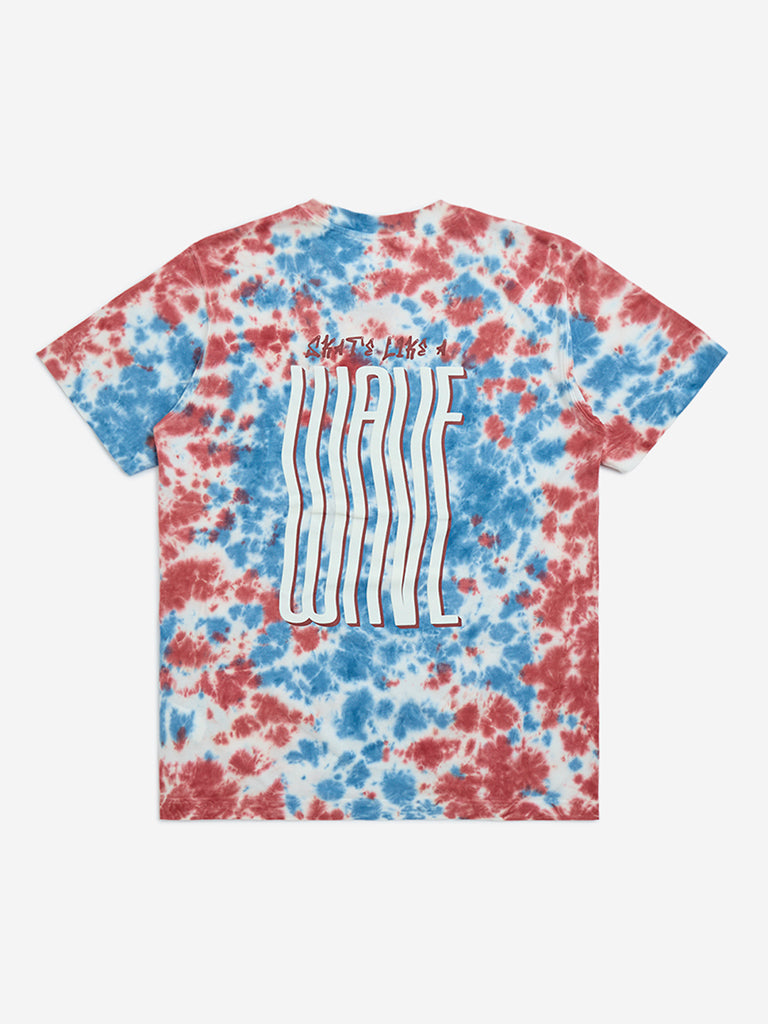 Y&F Kids Multicolour Tie-Dye Design Cotton T-Shirt