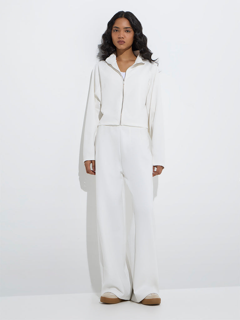 LOV White Solid Jacket