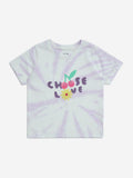 HOP Kids Lilac Tie-Dye Design Cotton T-Shirt
