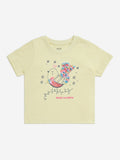 HOP Kids Yellow Bird Design Cotton T-Shirt