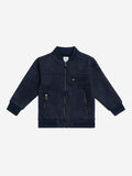 HOP Kids Navy Suede Jacket