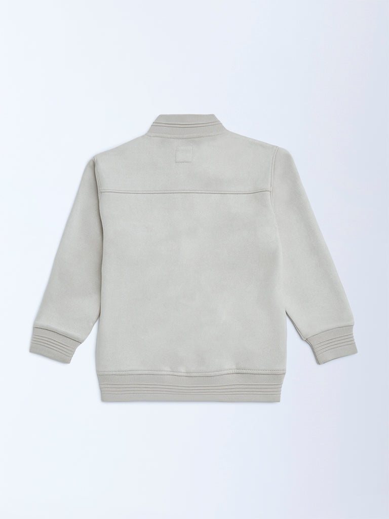 HOP Kids Taupe Suede Jacket