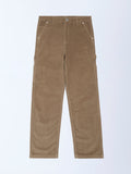 Y&F Kids Taupe Relaxed-Fit Mid-Rise Cotton-Blend Trousers