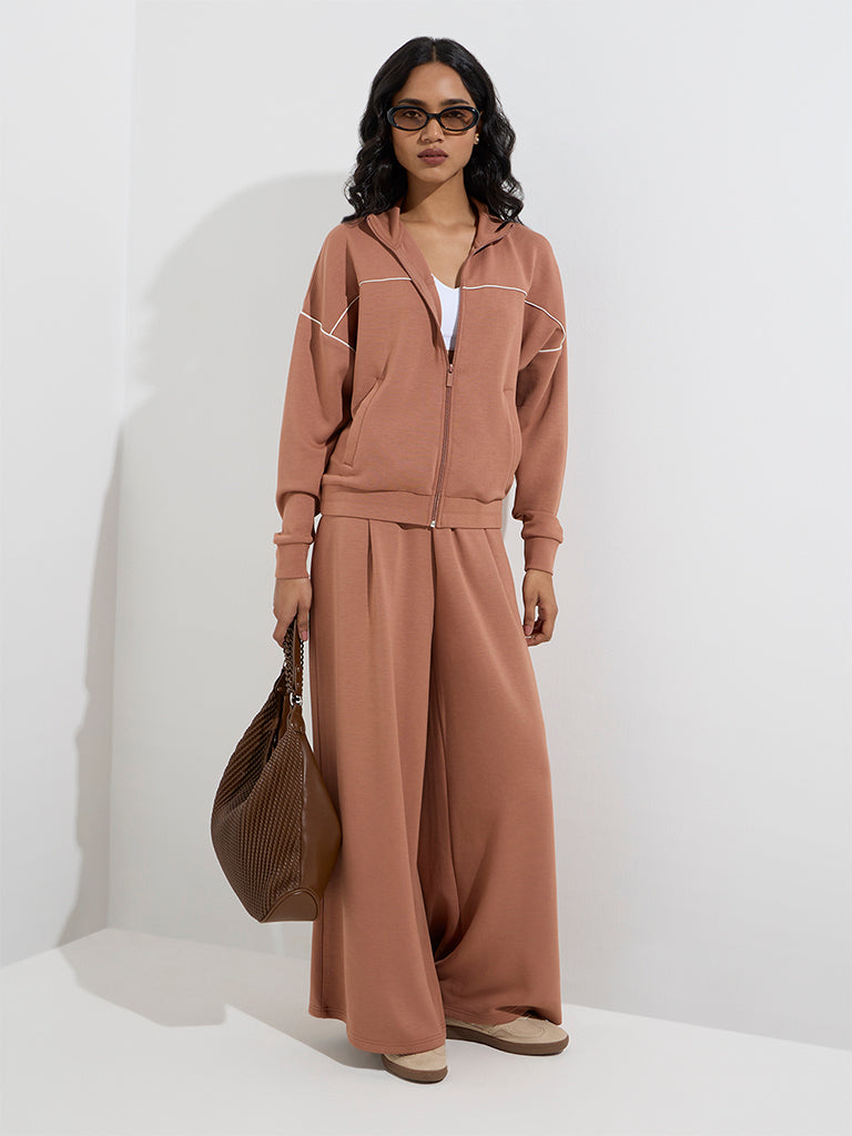 LOV Brown Solid Jacket