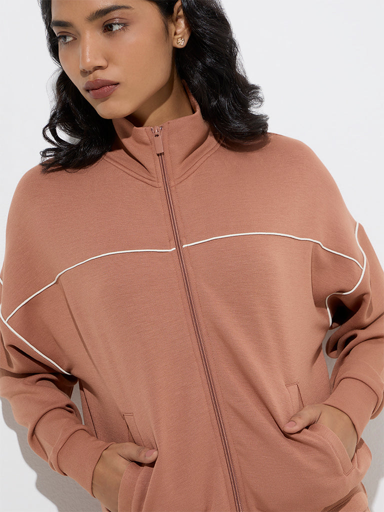 LOV Brown Solid Jacket