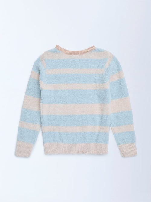 HOP Kids Blue Striped Sweater