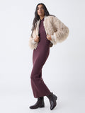 Nuon Beige Faux-Fur Jacket