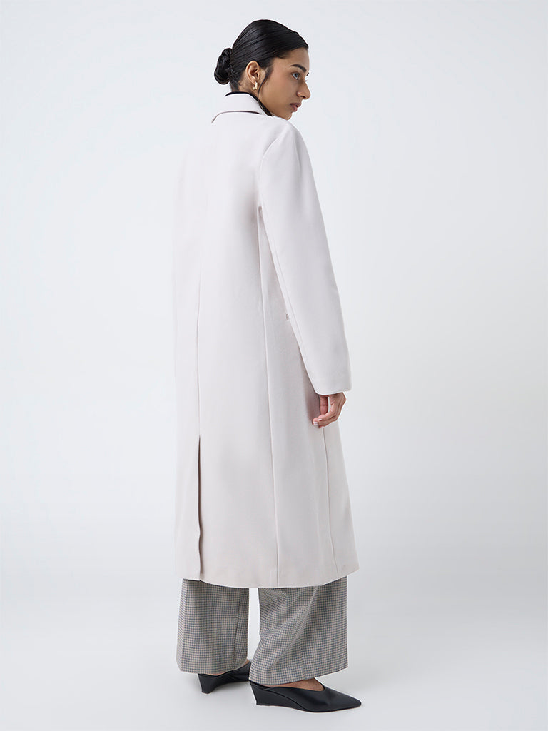 Wardrobe Beige Solid Coat