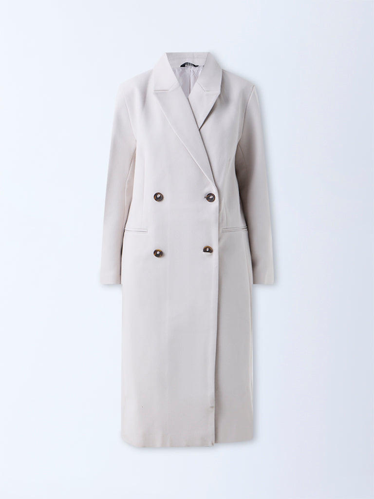 Wardrobe Beige Solid Coat