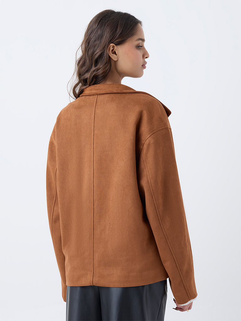 LOV Tan Suede Jacket