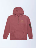 Y&F Kids Coral Text Embossed Cotton-Blend Hoodie