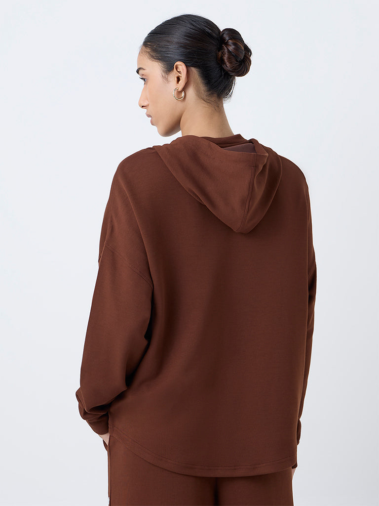 LOV Dark Brown Hoodie