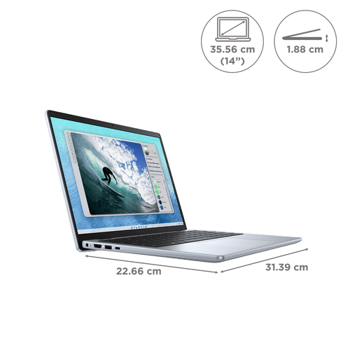 DELL Inspiron 14 5440 Intel Core i5 13th Gen Thin & Light Laptop (16GB, 512GB SSD, Windows 11, 14 inch Full HD IPS Display, MS Office 2021, Ice Blue, 1.54 KG)