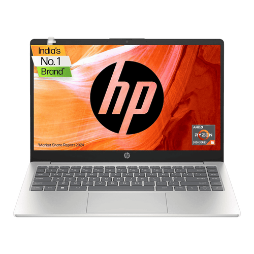 HP 14-em0214AU AMD Ryzen 5 Thin & Light Laptop (16GB, 512GB SSD, Windows 11 Home, 14 inch Full HD Display, Natural Silver, 1.4 KG)