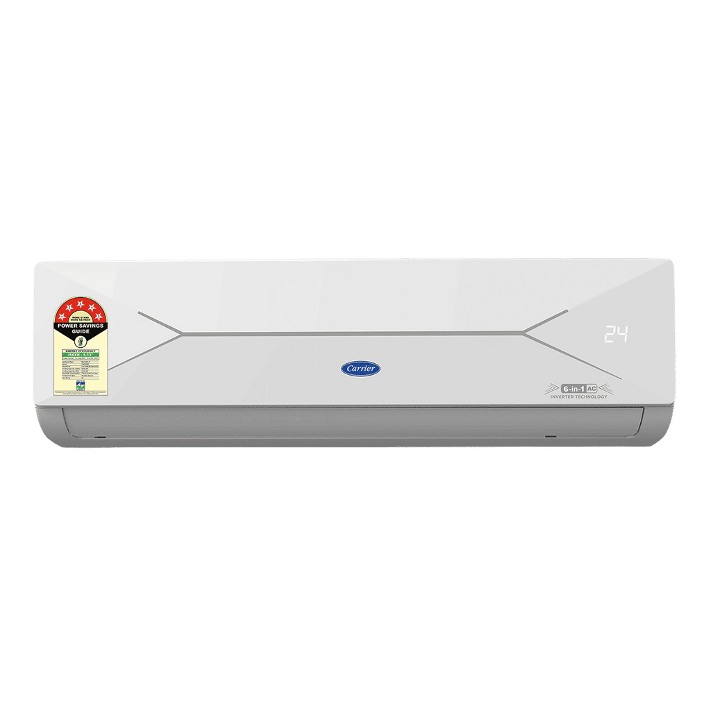 Carrier ESTER EDGE FXi 6 in 1 Convertible 1.5 Ton 5 Star Inverter Split Smart AC with Wi-Fi Supported (Copper Condenser, CAI19EE5R35W0)