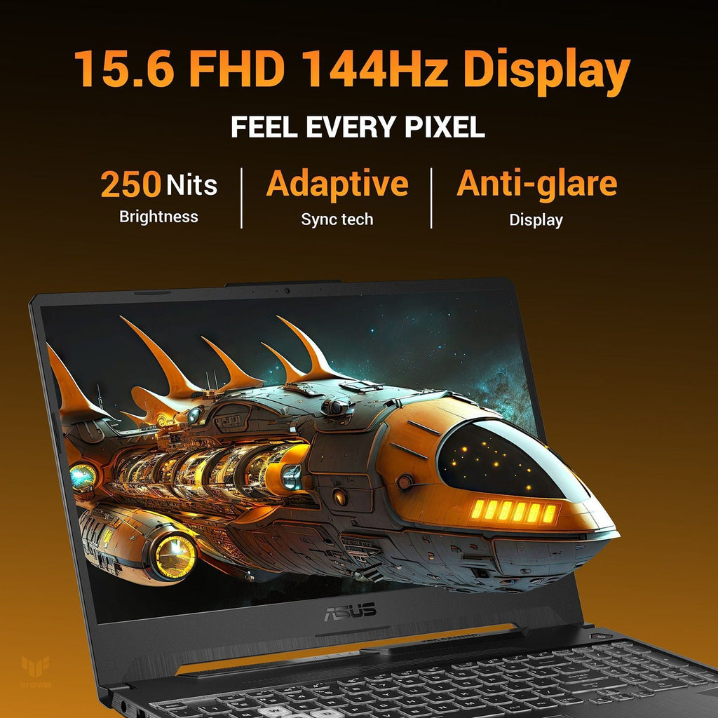 ASUS TUF A16 FA607NUG-RL189WS AMD Ryzen 7 Gaming Laptop (16GB, 1TB SSD, Windows 11 Home, 6GB Graphics, 16 inch 144 Hz WUXGA Display, NVIDIA GeForce RTX 4050, MS Office Home 2024, Mecha Gray, 4.48 KG)