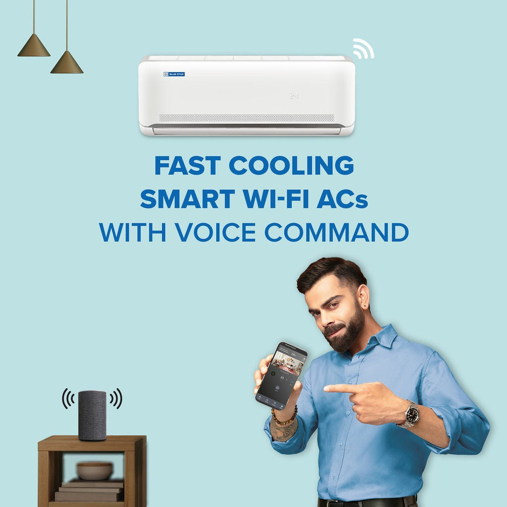 Blue Star N Series Convertible 1 Ton 5 Star Inverter Split Smart AC with Voice Command Technology (2026 Model, Copper Condenser, IA512NXUS)