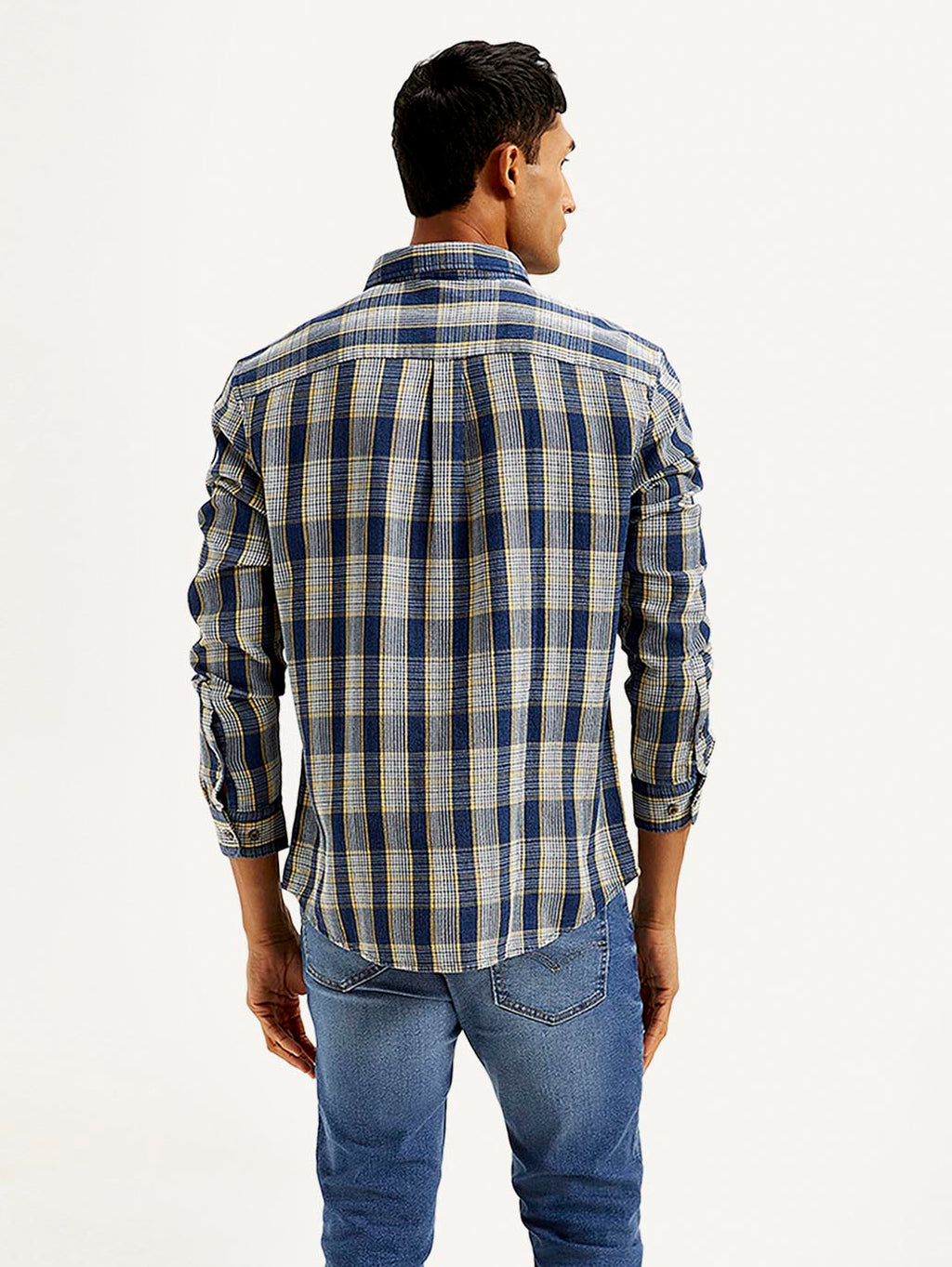 Men's Checkered Slim Fit Shirt