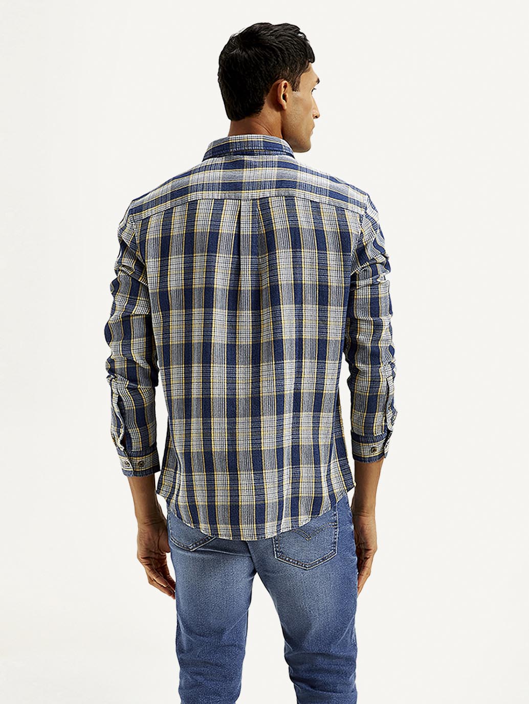 Men's Checkered Slim Fit Shirt