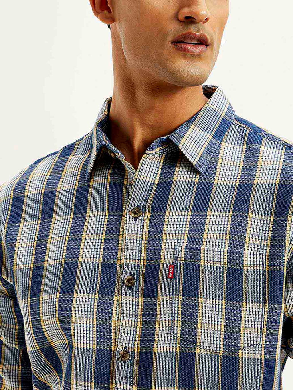 Men's Checkered Slim Fit Shirt