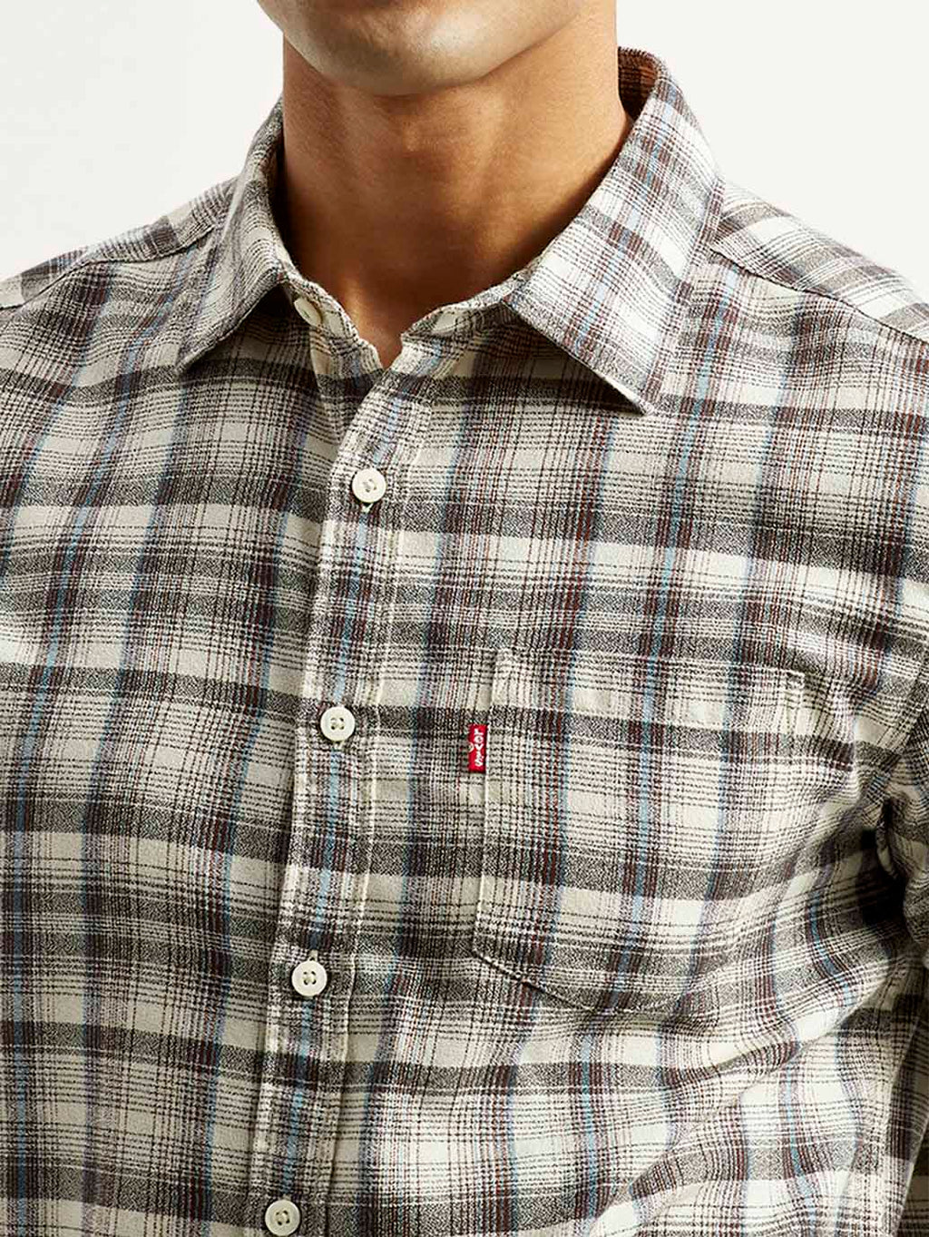 Men's Checkered Multi Color Slim Fit Shirt