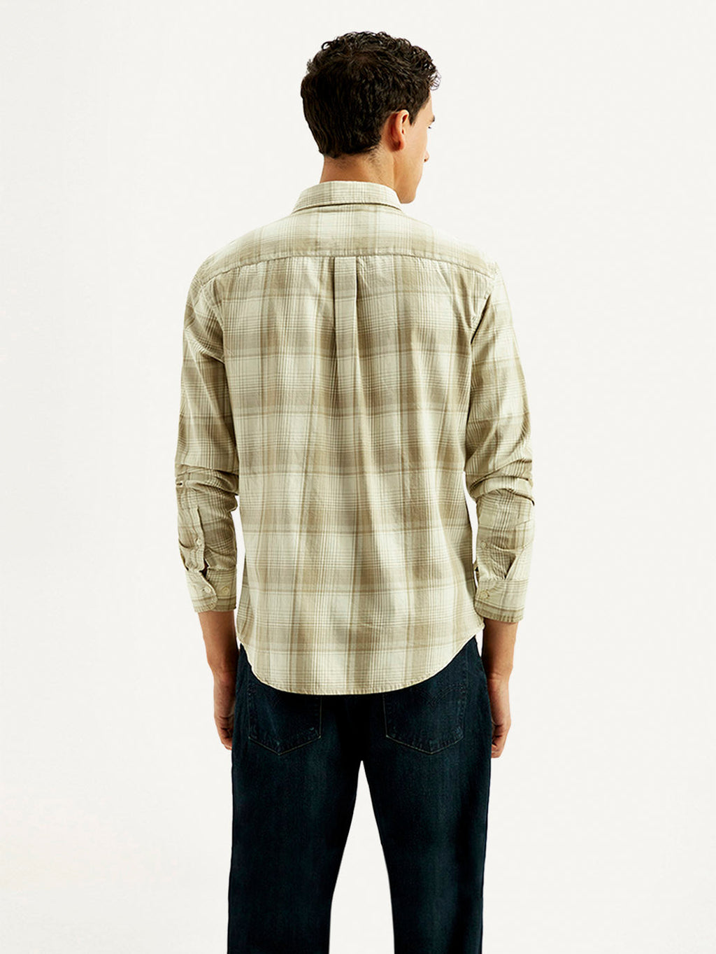 Men's Plaid Slim Fit Shirt