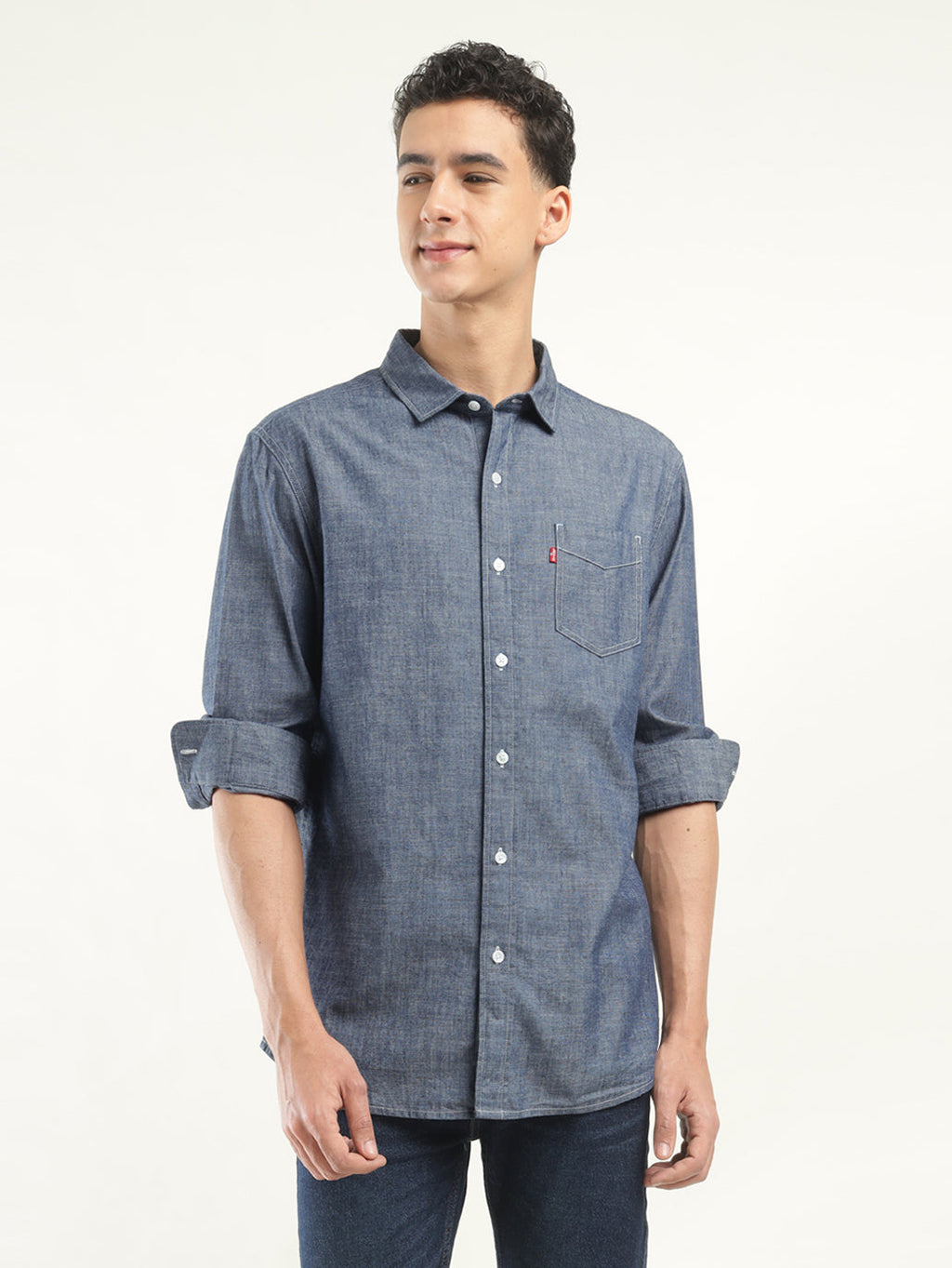 Men's Solid Slim Fit Shirt