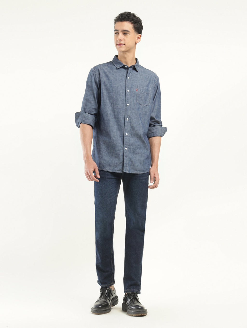 Men's Solid Slim Fit Shirt