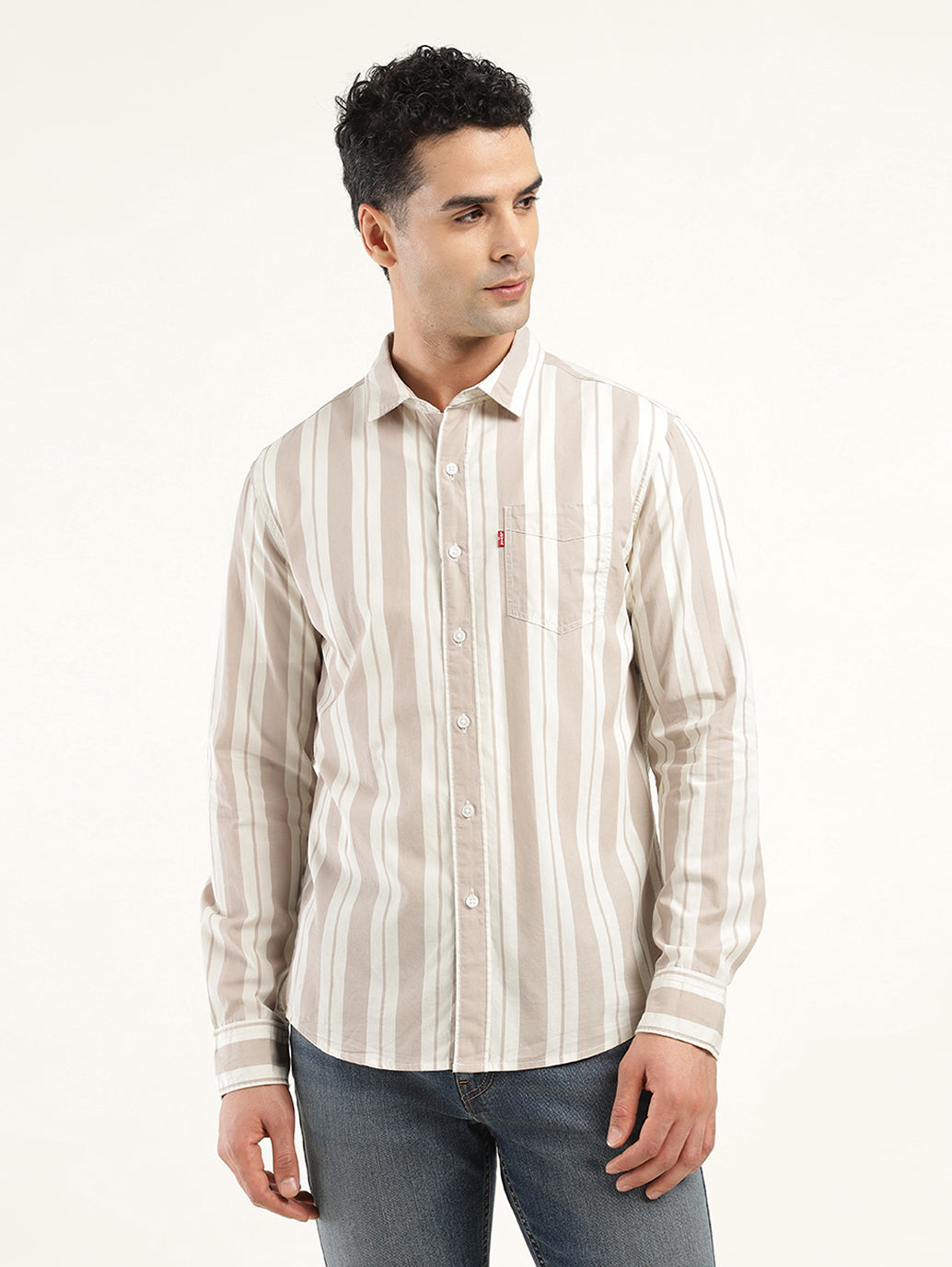 Men's Striped Slim Fit Shirt