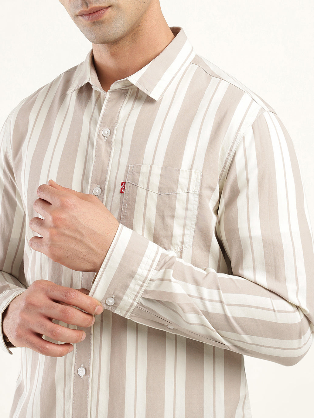 Men's Striped Slim Fit Shirt