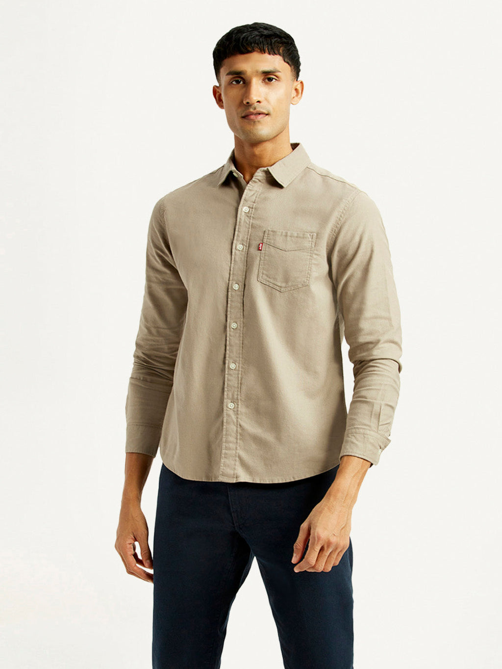 Men's Solid Slim Fit Shirt
