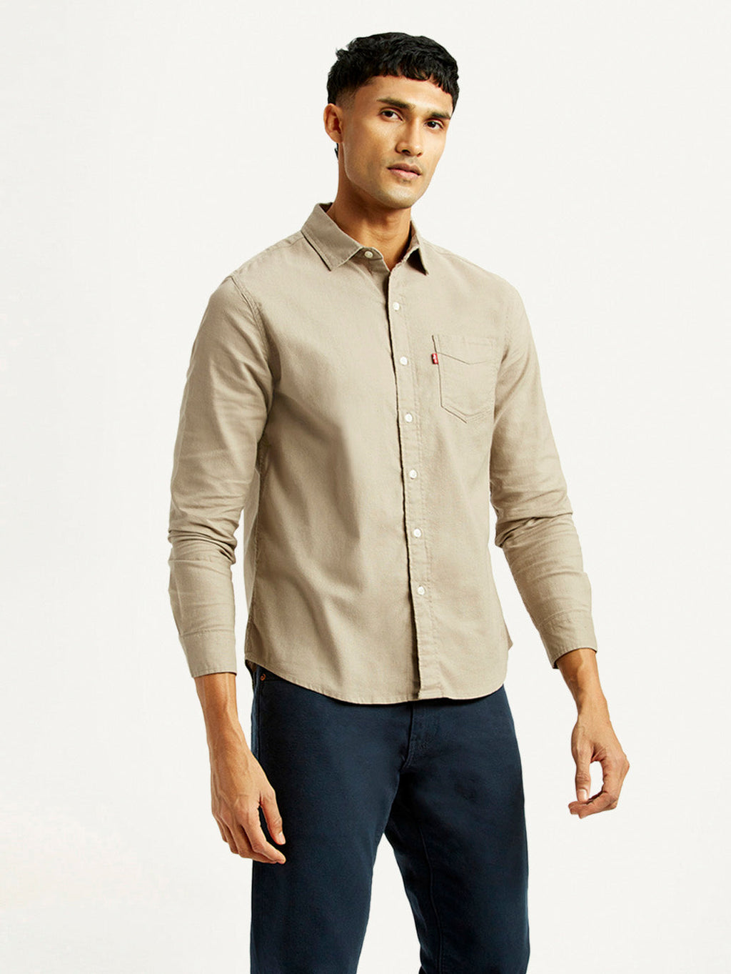 Men's Solid Slim Fit Shirt