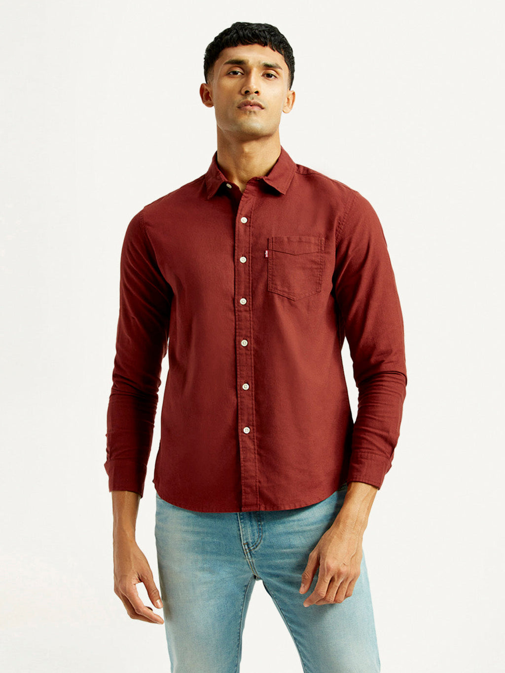 Men's Solid Slim Fit Shirt