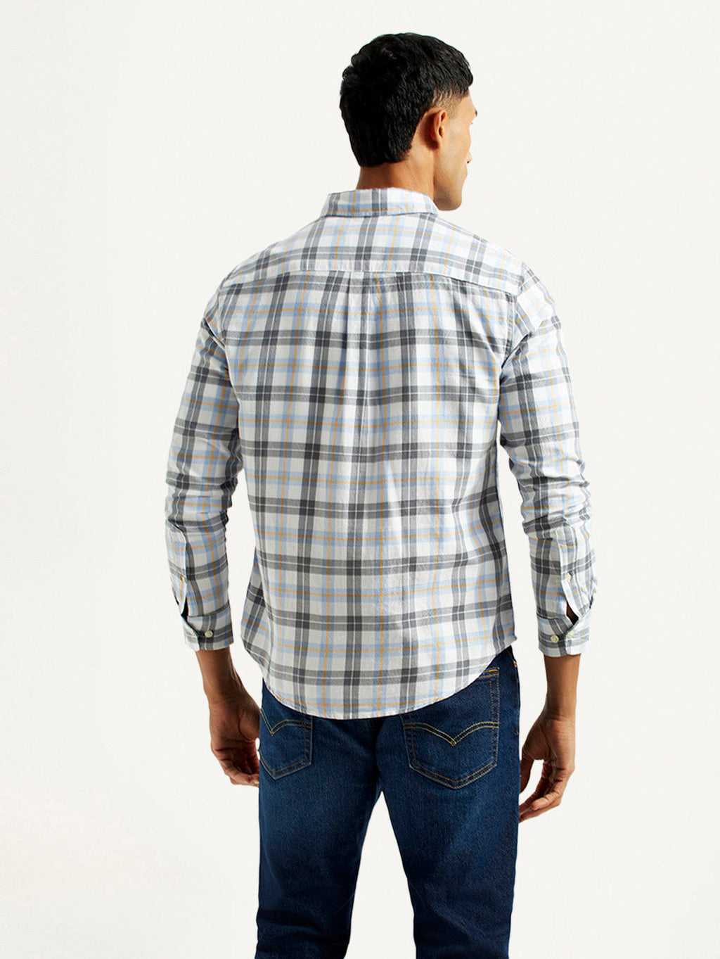 Men's Checkered Multi Color Slim Fit Shirt