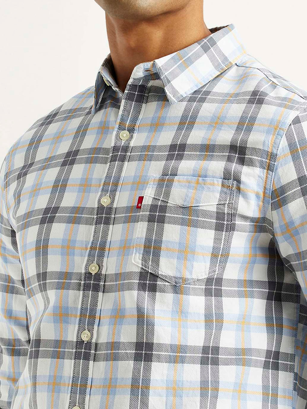 Men's Checkered Multi Color Slim Fit Shirt