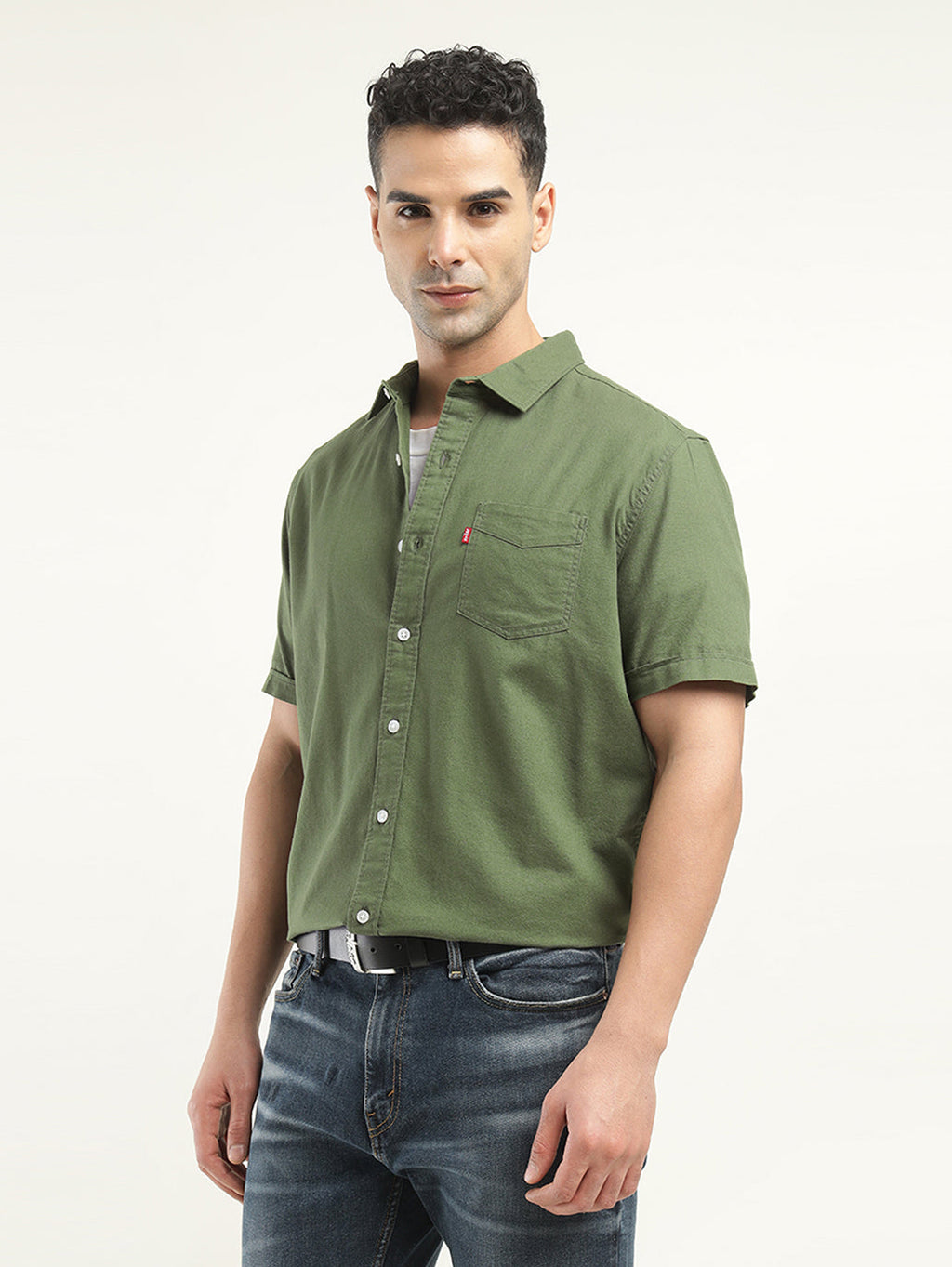 Men's Solid Slim Fit Shirt