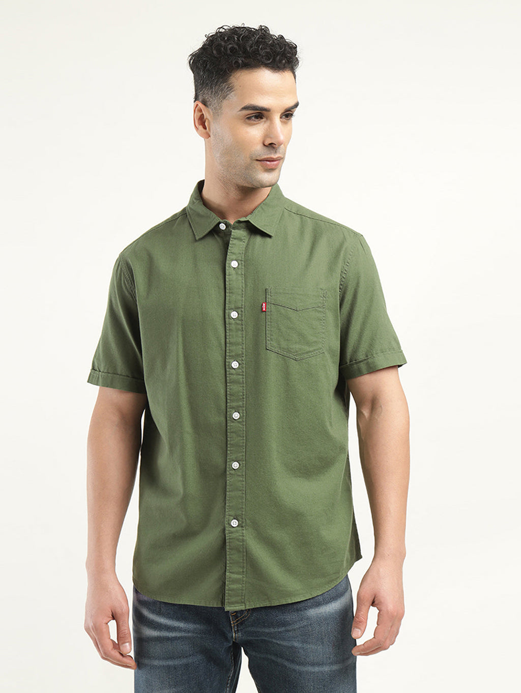 Men's Solid Slim Fit Shirt