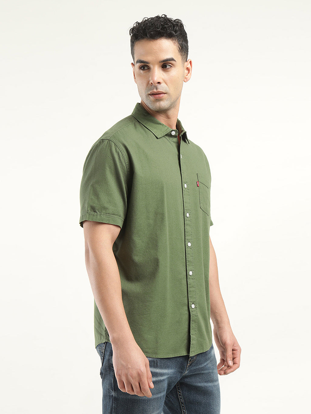 Men's Solid Slim Fit Shirt