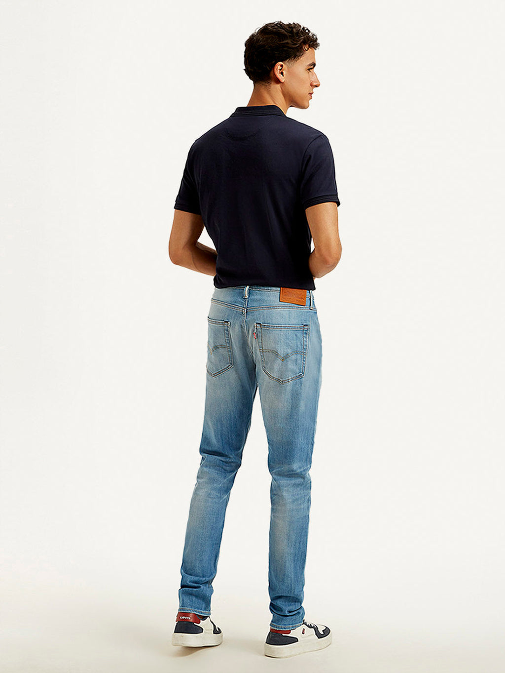 Men's 512 Blue Slim Tapered Fit Mid Rise Jeans