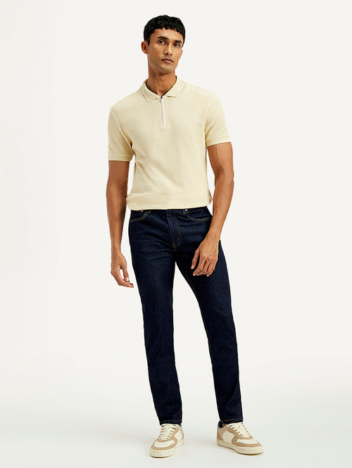 Men's 512 Navy Slim Tapered Fit Mid Rise Jeans