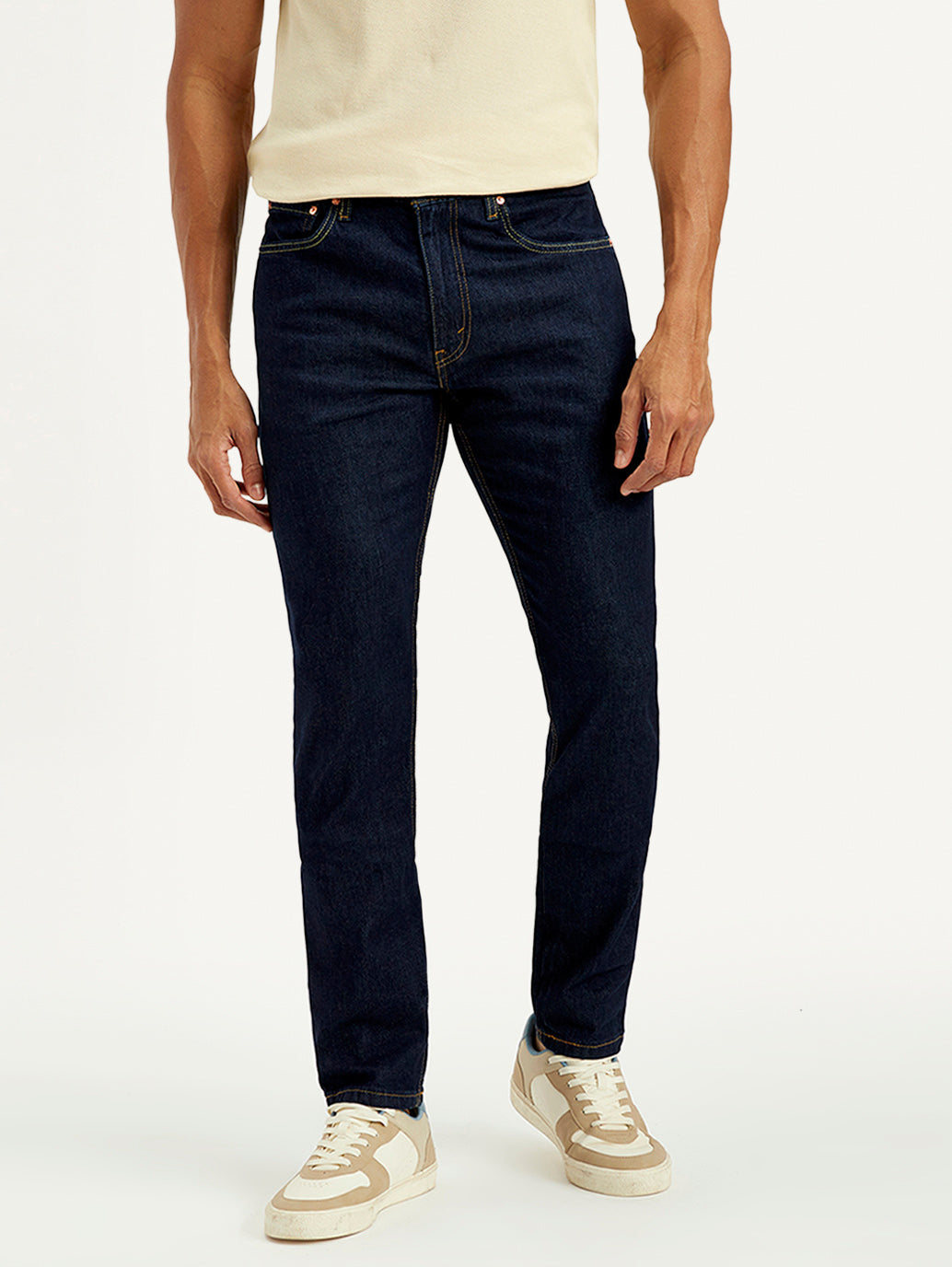 Men's 512 Navy Slim Tapered Fit Mid Rise Jeans