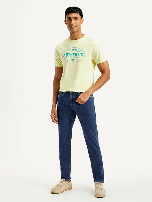 Men's 512 Blue Slim Tapered Fit Mid Rise Jeans