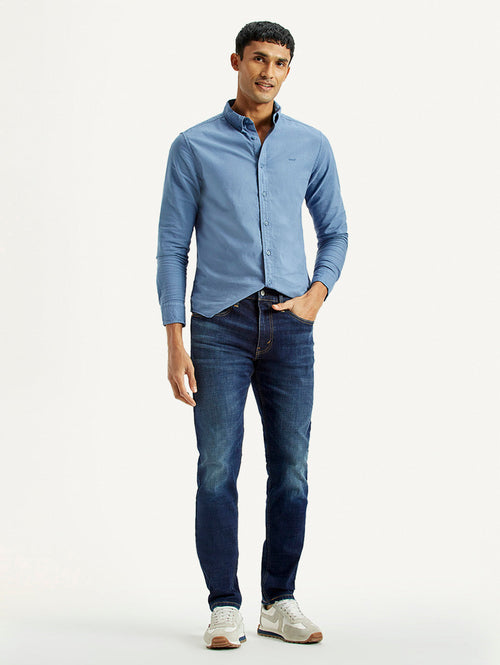 Men's 512 Dark Indigo Slim Tapered Fit Mid Rise Jeans